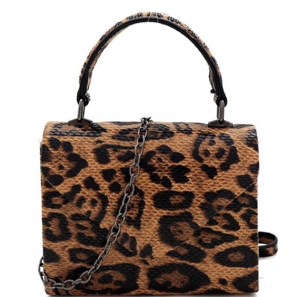 Leopard Mini Handbag - Picture 2 of 5
